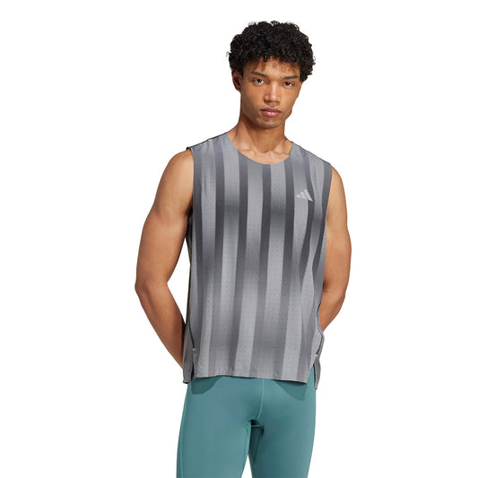 adidas T-Shirt Adizero Grey Three (JV9290) Men