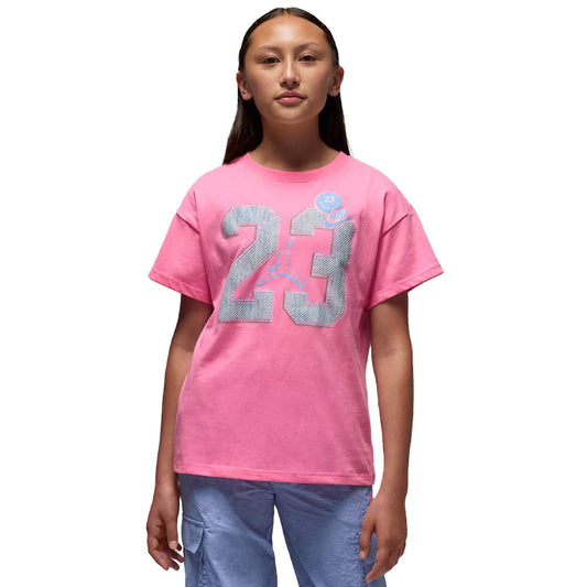 Jordan Blue Jeans & Bling Pink Glow (45F216-AFD) Kids