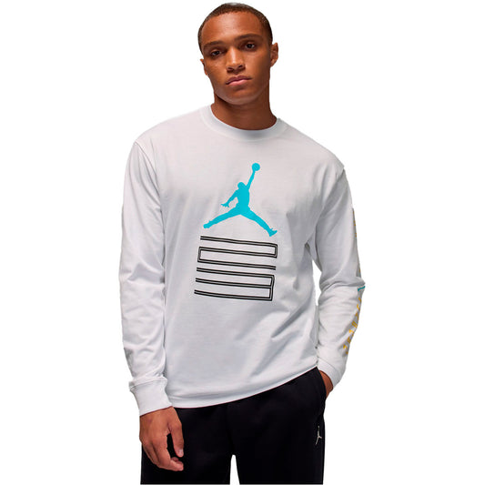 Jordan Long Sleeve Brooklyn Air Jordan 11 Gfx Crew White (IM6507-100) Unisex