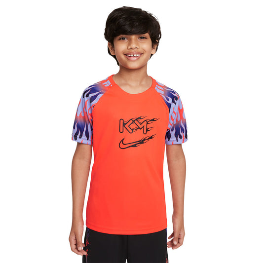 Nike Kylian Mbappe Top SS 2021-2022 Bright Crimson (DA5601-635) Kids