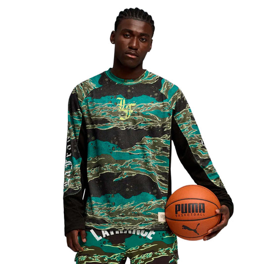 Puma T-Shirt LaFrance Supply Moto Jersey Green Terrain (635998-01) Unisex