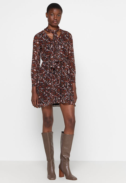 PRINTED DRES MULTICOLOR Women