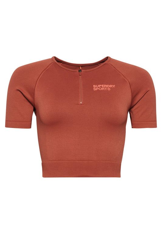 SPORT Core Seamless Cropped Short Sleeve Top Women