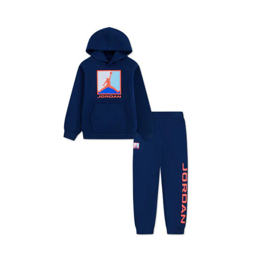 Jordan Tracksuit Essential Fleece Baseline Preschool Blue Void (85F107-U9J) Kids