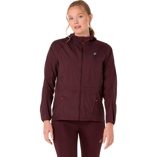 ASICS Jacket Road Packable Dark Pink Clay (2012D076-600) Women