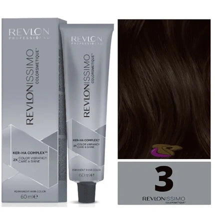 Revlon Professional Revlonissimo Colorsmetique 3 Dark Brown Hair Color 60ml
