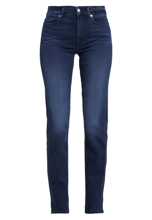 7 for all mankind THE STRAIGHT Bair Park Avenue Black Denim (7F121N0DP-Q11) Women