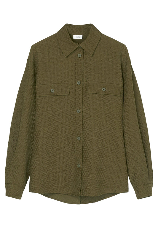 Overshirt aus Seersucker-Jacquard Women