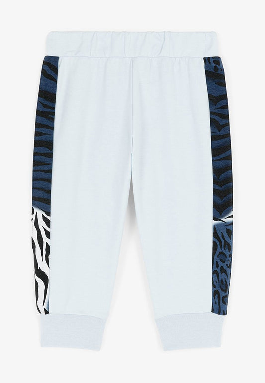 Roberto Cavalli Junior baby boy pants haraldic logo light blue (ZZO1RD142-K00) Kids