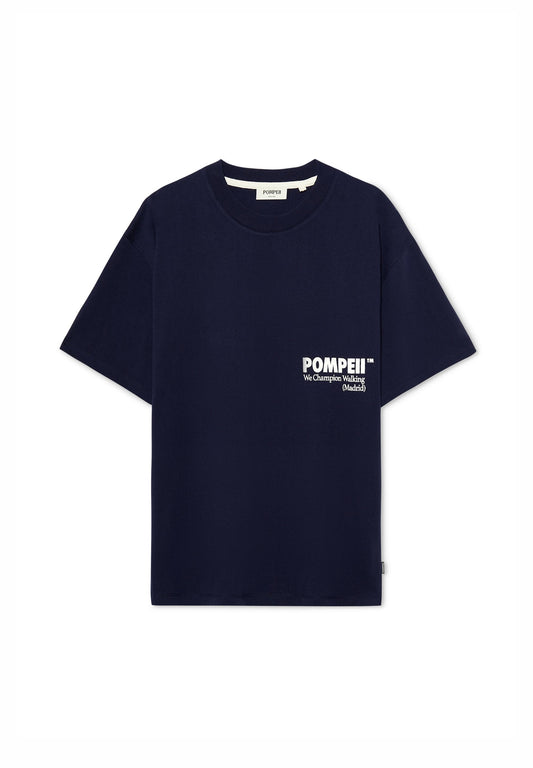 Pompeii BOXY TEE Dark Blue (P1O22O003-K11) Men