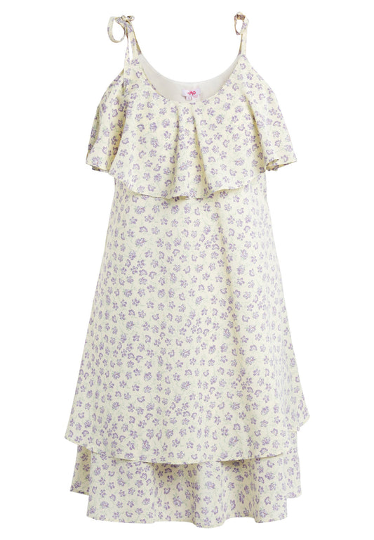 myMo Dress with Volant Light Yellow (1MY21C08U-E11) Women