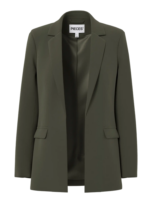 Bozzy Long Sleeve Loose Blazer Forest Night (17114792) Women