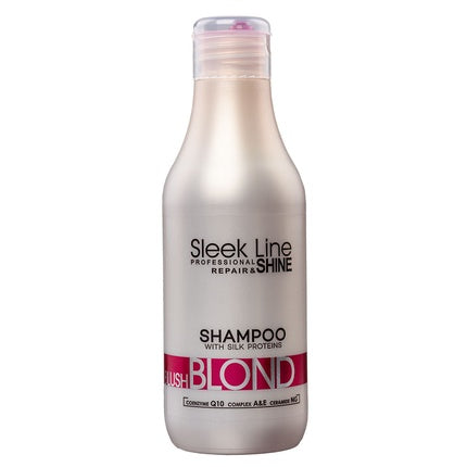 Stapiz Sleek Line Blush Blond Shampoo For Blonde Hair With Silk 300ml