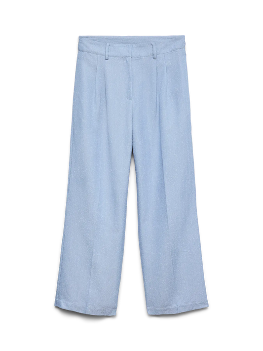 Kira High Waist Wide Pant Exp Brunnera Blue (10346806) Women