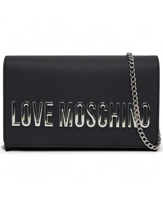 Love Moschino BORSA PU GRS NERO GALV.NIKEL (JC4103PP1NKD000B) Women