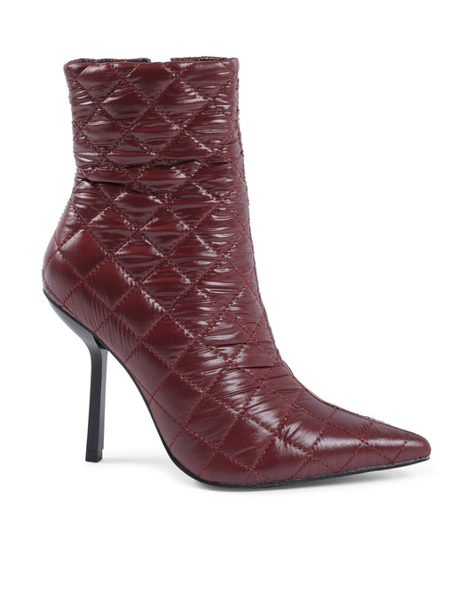 19V69 by VERSACE Bordeaux Ankle Boots (100133) Women