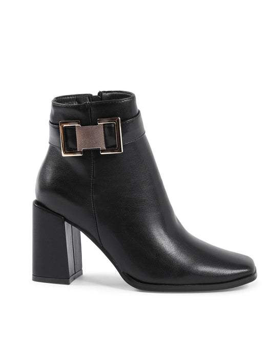19V69 by VERSACE Black Ankle Boots (100139) Women