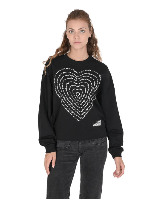 Love Moschino Black Sweatshirt (101682) Women