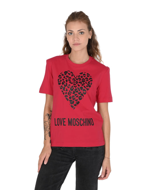 Love Moschino Red T-Shirt (101709) Women
