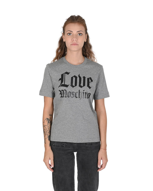 Love Moschino Grey T-Shirt (101713) Women