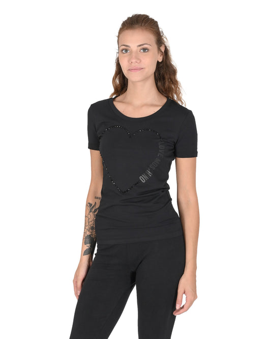 Love Moschino Black T-Shirt (101717) Women