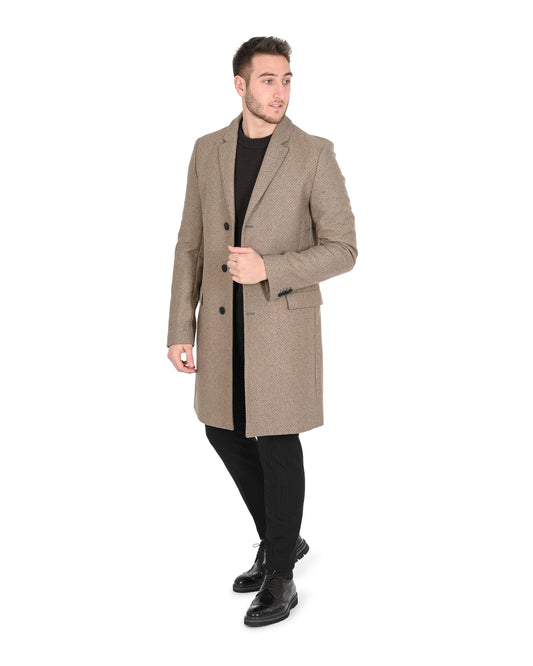 Hugo Boss Beige Coat (102109) Men