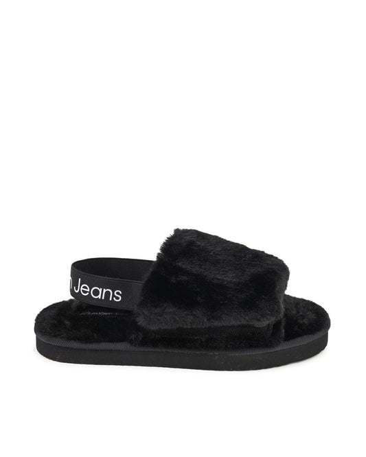 Calvin Klein Black Slippers (102789) Women