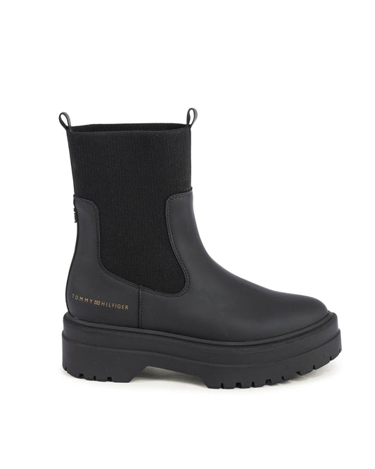Tommy Hilfiger Black Ankle Boots ( 103111 ) Women