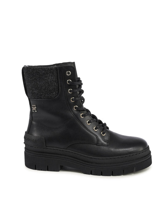 Tommy Hilfiger Black Ankle Boots ( 103144 ) Women