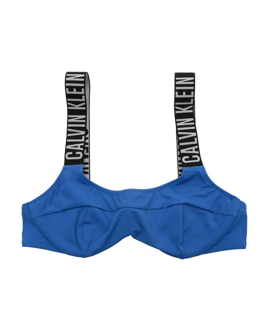 Calvin Klein Womens Swim Top KW0KW01964C4X Blue