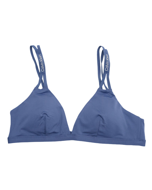 Calvin Klein Womens Swim Top KW0KW02793C6C Blue