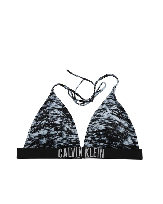 Calvin Klein Womens Swim Top KW0KW028540GR Black