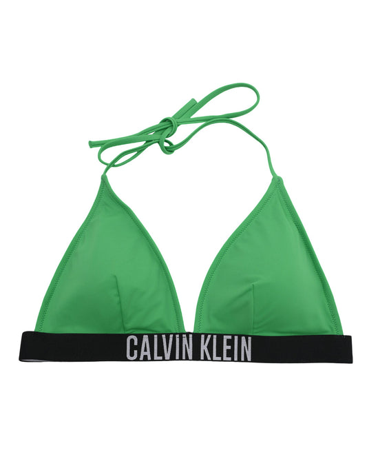 Calvin Klein Womens Swim Top KW0KW02854L1X Green