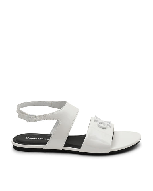 Calvin Klein Womens Sandals YW0YW01343YBR White