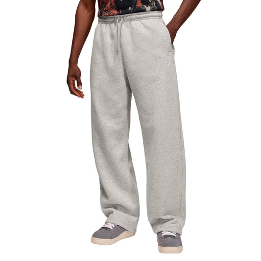 Jordan Pants Brooklyn Fleece Oversize Open-Hem Grey Heather (IB7238-050) Unisex