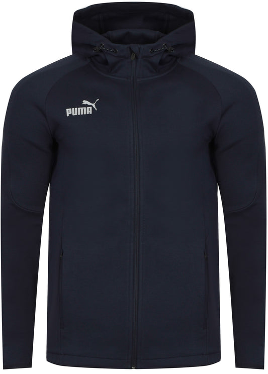 PUMA HOODED SWEATSHIRT - TEAMFINAL CASUALS HOODED JKT PARASIAN NIGHT DryCELL - 657383-06 Men