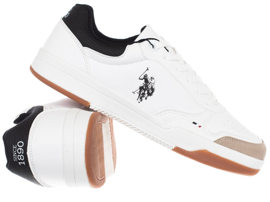 Men's Shoes - U.S. Polo Association - STEVE001-WHI-BLK01 Men