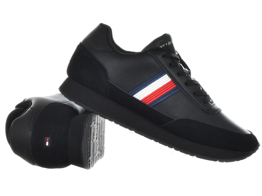 TOMMY HILFIGER SHOES - CORE EVA RUNNER CORPORATE LEA FM0FM04397 BDS Men