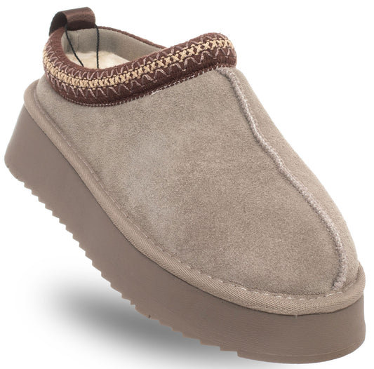 SOLO SOPRANI COUTURE SCW421P22/52 SABOT FUR TAUPE women's shoes Women