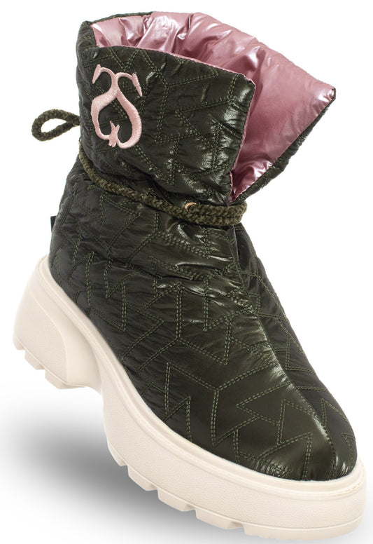 Women's shoes SOLO SOPRANI COUTURE SCW428P59/02 SNOW LOW NYLON DK GREEN Women