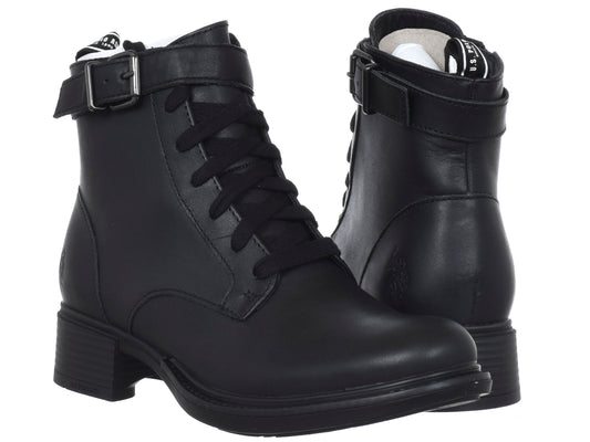 Women's U.S. POLO ASSN. Shoes - BEGGY006 LTH-BLK - ankle boots Women