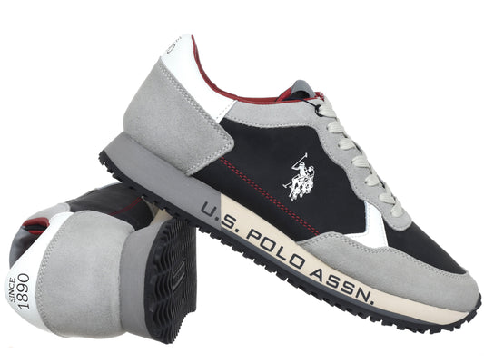 U.S. POLO ASSN. Men's Shoes - CLEEF002-GRY-BLK01 Men