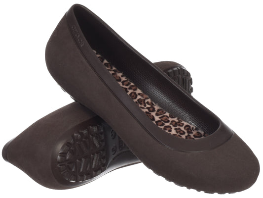 CROCS Ballerinas Women's MAMMOTH LEOPARD LINED FLAT W (7493) Women