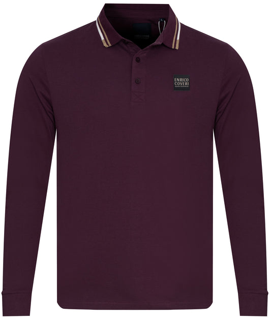 ENRICO COVERI LONG-SLEEVE POLO SHIRT - CO52507/065 Men