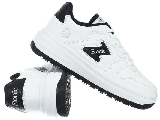 ETONIC SHOES - BASKET LTH ETW414E30/03 WHITE-BLACK Men