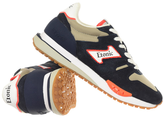 ETONIC SHOES - QUAZAR 1 ETW315620/01 NAVY-FL ORANGE Men