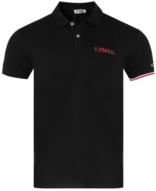 ICEBERG POLO SHIRT - ICE4MPL01 BLACK Men