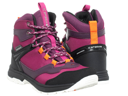 ICEPEAK - / WOMEN'S HIKING SHOES - ICEPEAK AGARDIR MID WP JUNIOR WATEEPROOF - 72278 770 Kids