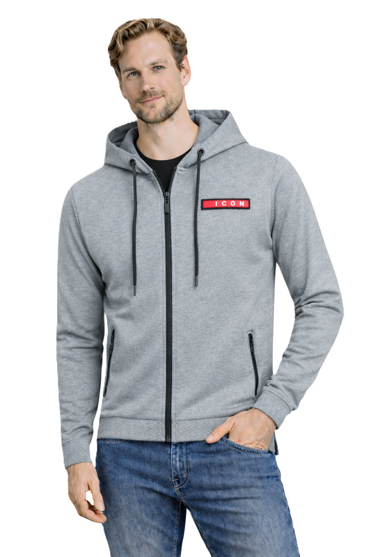 MUST Sweatshirt Men's Z Hooded B267 JASNOSZARA (9306) Men