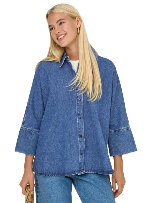 ONLY Shirt JEANS ONLGRACE 3/4 DNM SHIRT CRO NOOS 15332126 (9373) Women